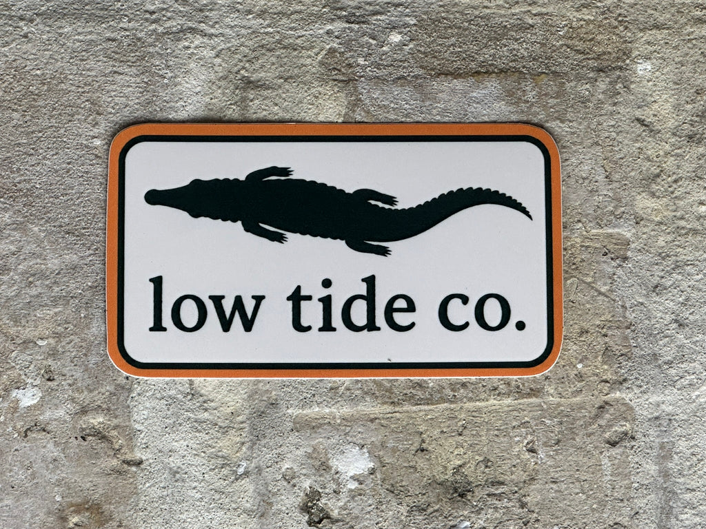 Low Tide Gator — Sticker