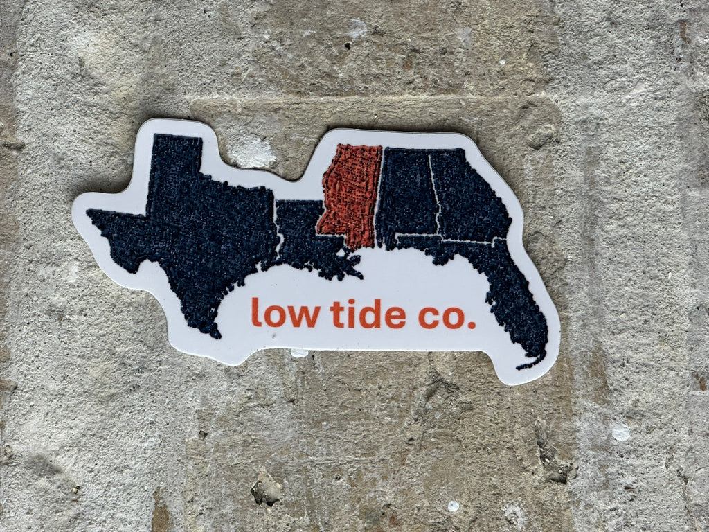 Gulf States — Low Tide Sticker