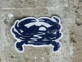 Low Tide Crab — Navy Sticker
