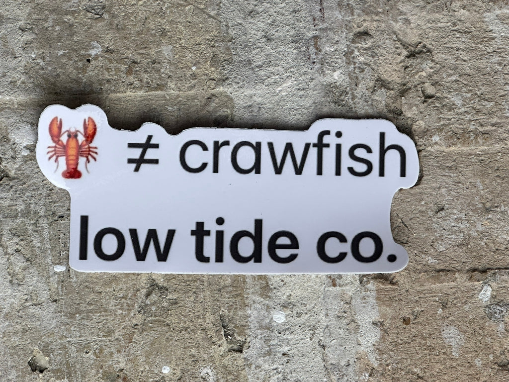 🦞 ≠ Crawfish — Sticker