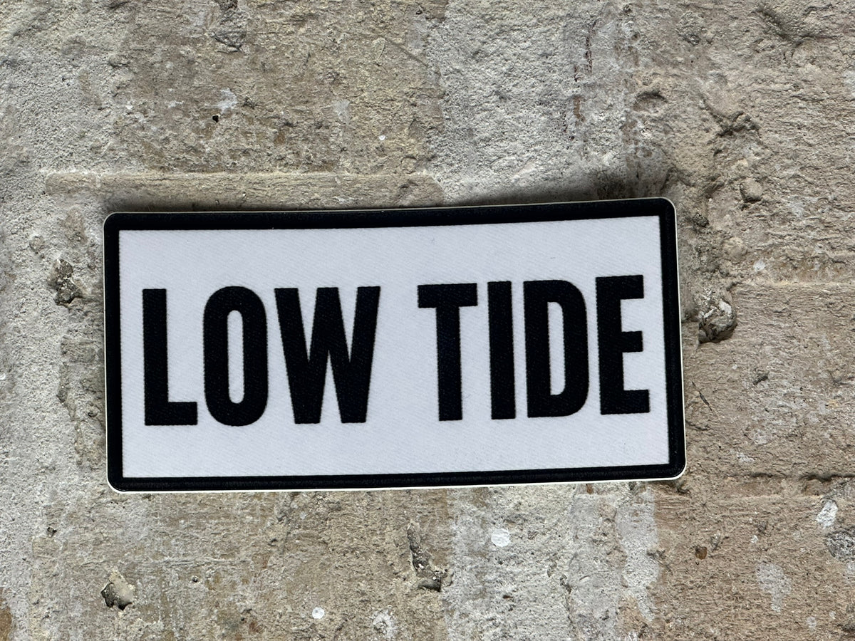LOW TIDE — Rectangle Sticker