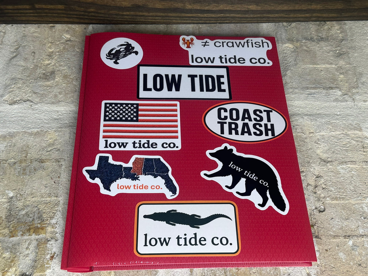 LOW TIDE — Rectangle Sticker